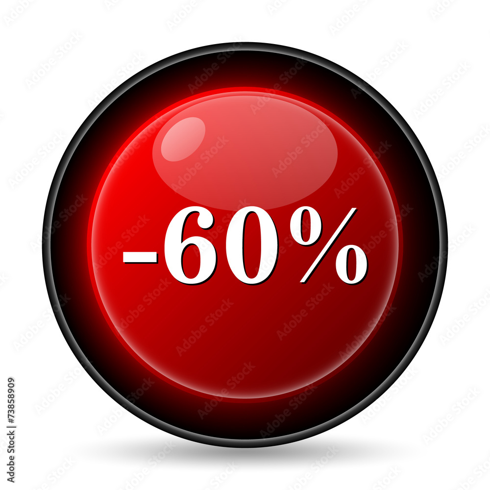 60 percent discount icon