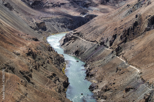 Zanskar river, Ladakh, Jammu and Kashmir, India