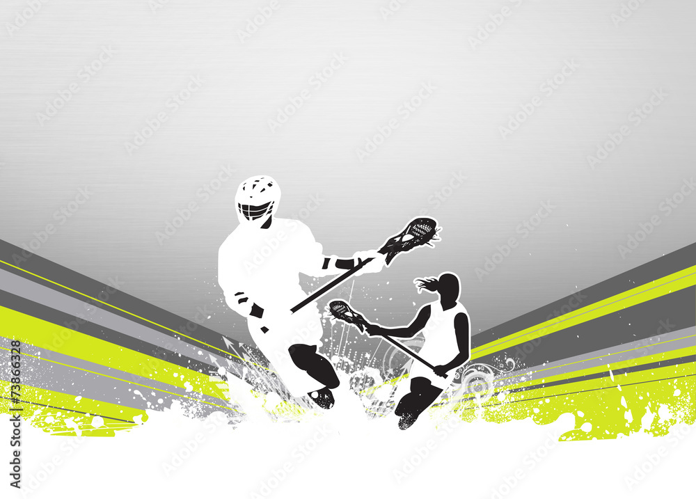 Obraz premium Lacrosse background