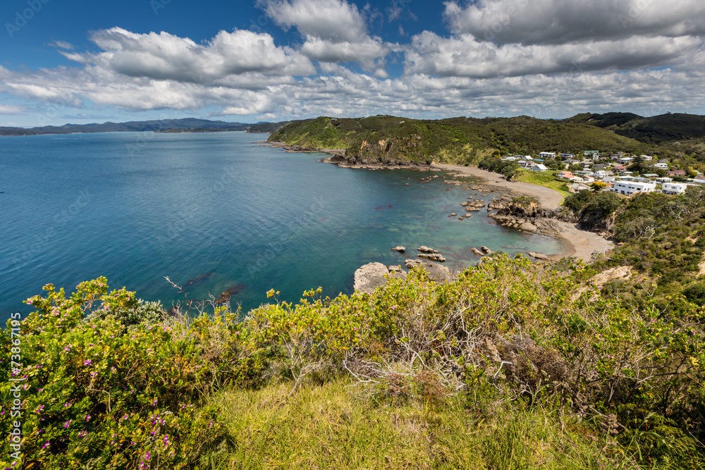 Landscape from Russell near Paihia, Bay of Islands, New Zealand Landscape from Russell near Paihia, Bay of Islands, New Zealand