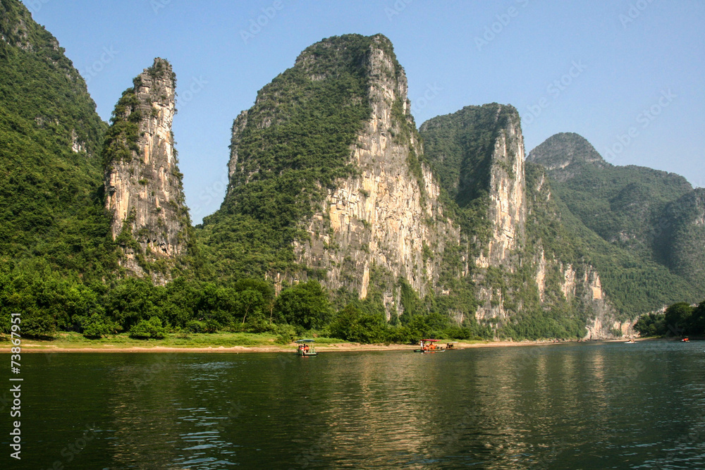 the landscape in guilin, china