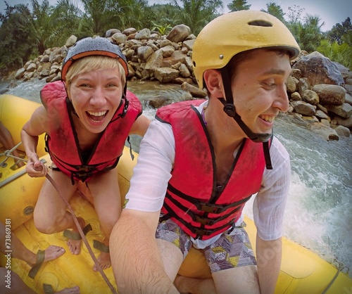 extreme date at rafting