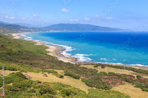 Coastline of Kenting National Park, South Taiwan photo