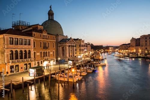 Grand Canal in sunset time, Venice © bedya