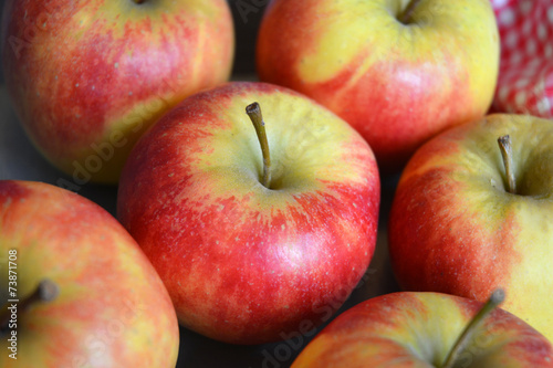 Close-up van verse appels appels