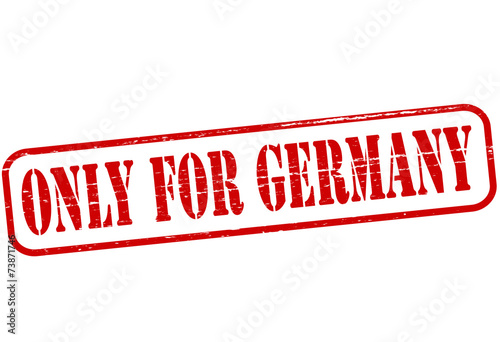 Only for Germany