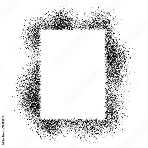 vector spray effect square frame