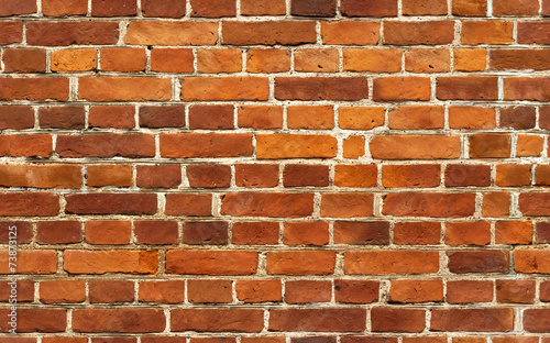 Red brick wall seamless background pattern