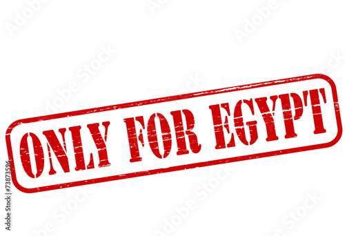 Only for Egypt