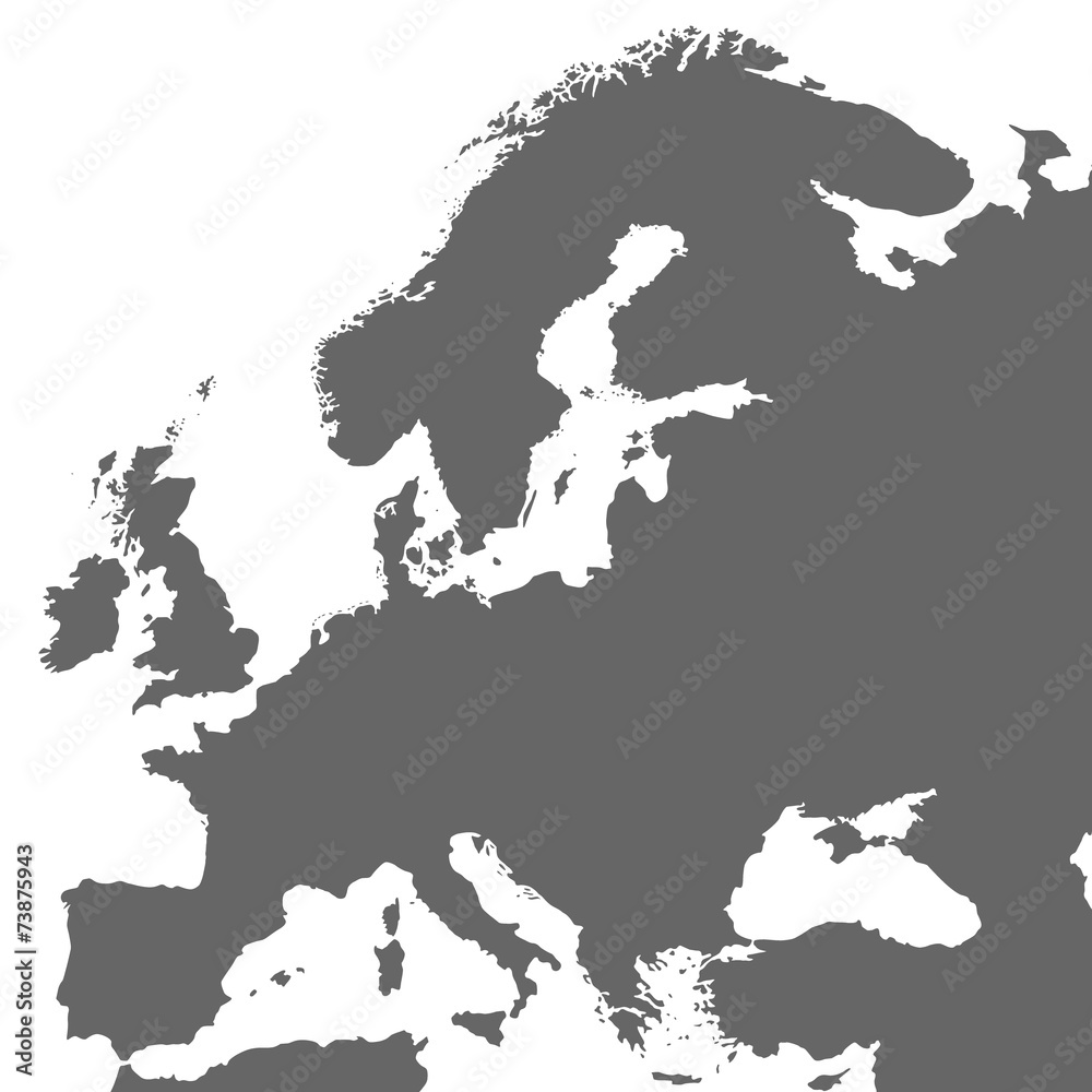 Obraz premium Europa in grau