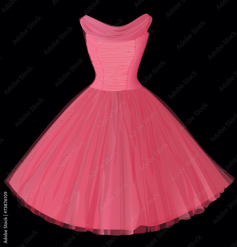 Obraz premium Dress pink