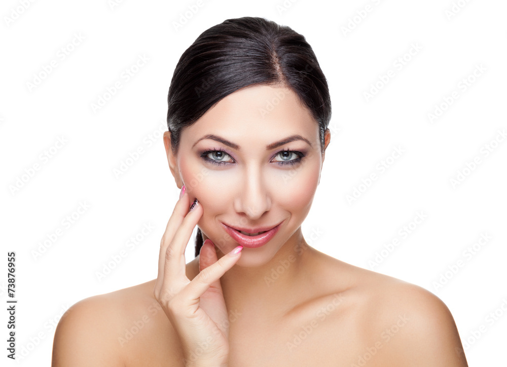 Portrait of an young beauty with perfect skin Portrait of an young beauty with perfect skin