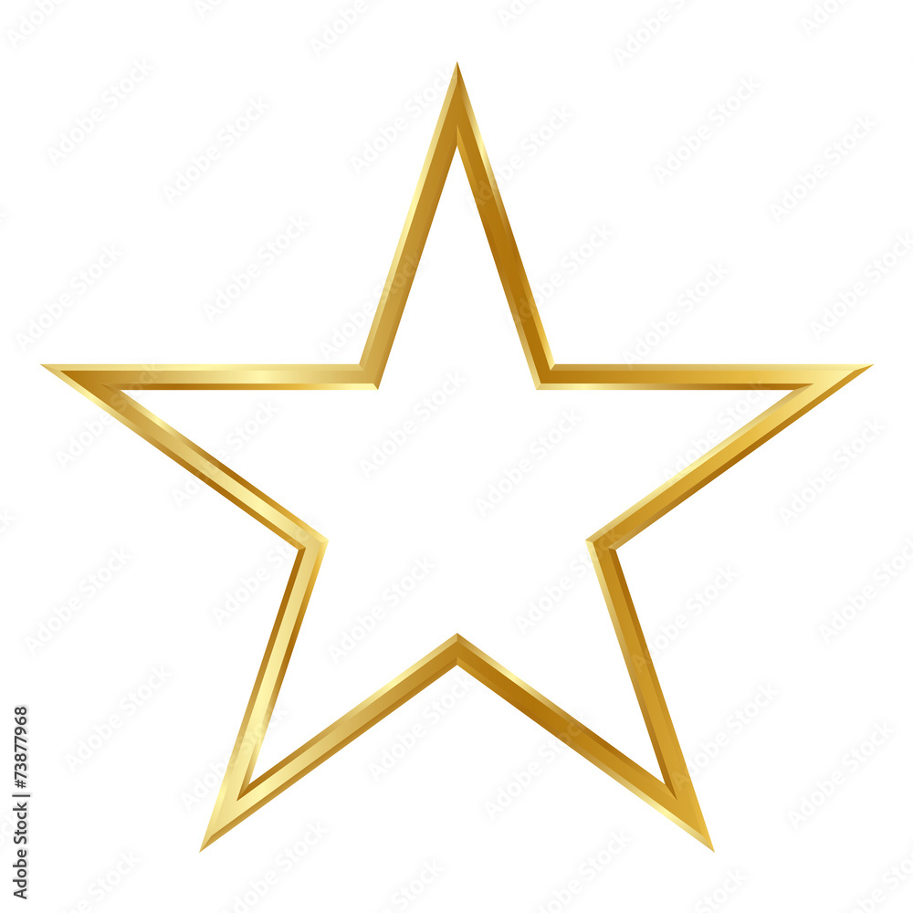 Stern, Goldstern, Rahmen, Rand, Kontur, Klassiker, klassisch, 3D Stern, Goldstern, Rahmen, Rand, Kontur, Klassiker, klassisch, 3D