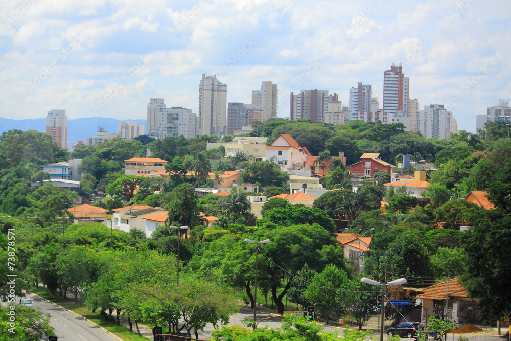 Naklejka premium widok na Sao Paolo w Brazylii