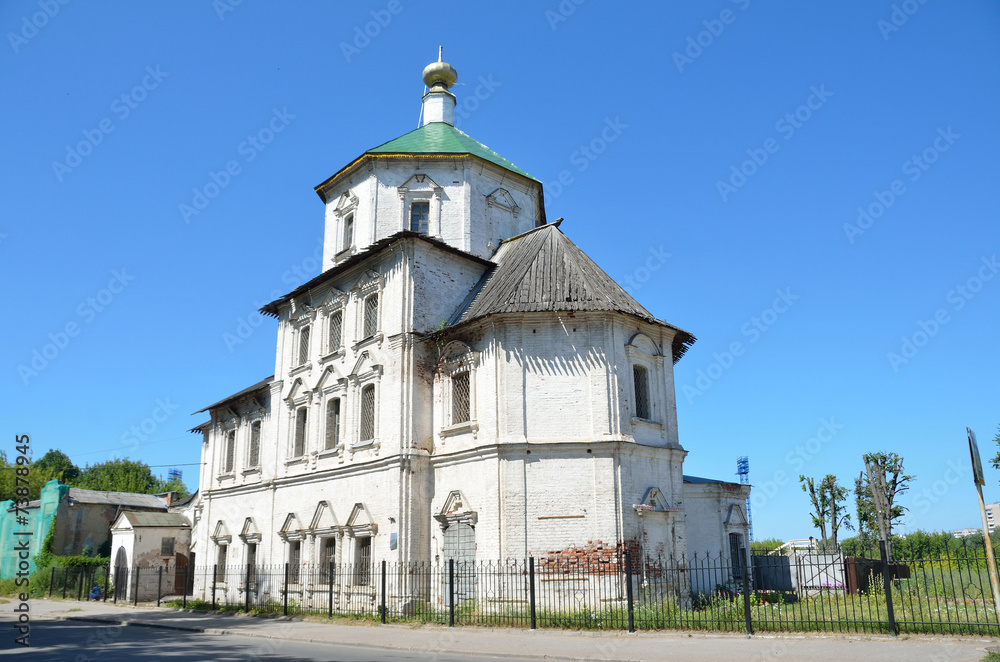 Тверь, церковь Бориса и Глеба, на реставрации