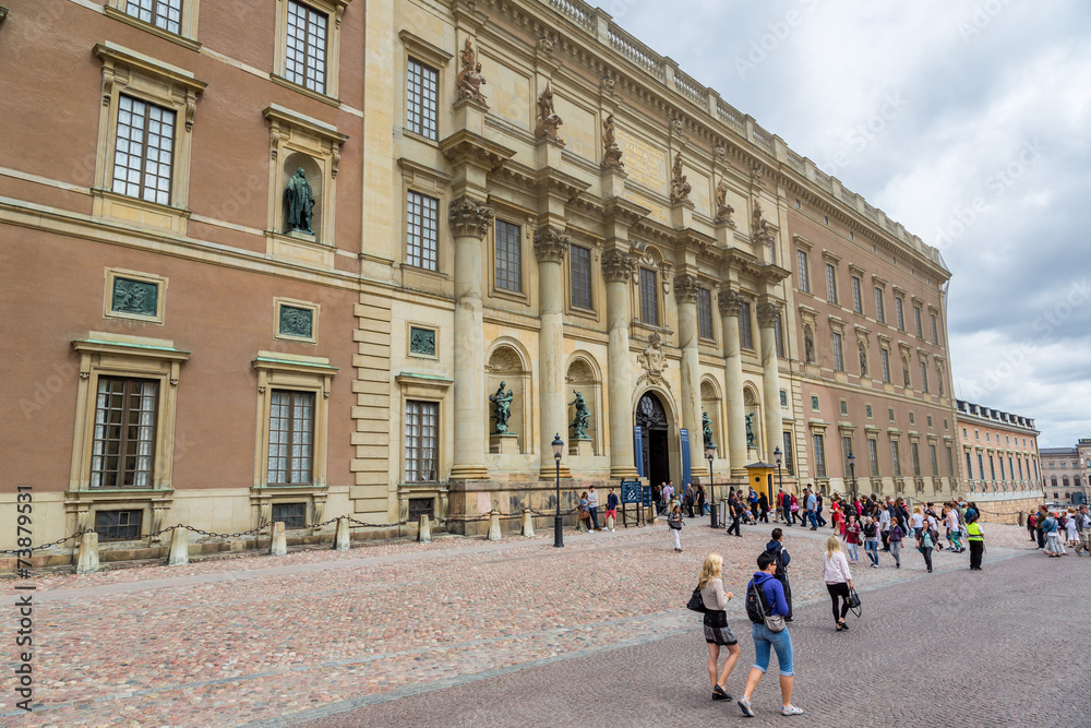 Royal palace in Stockholm,  Sweden.
