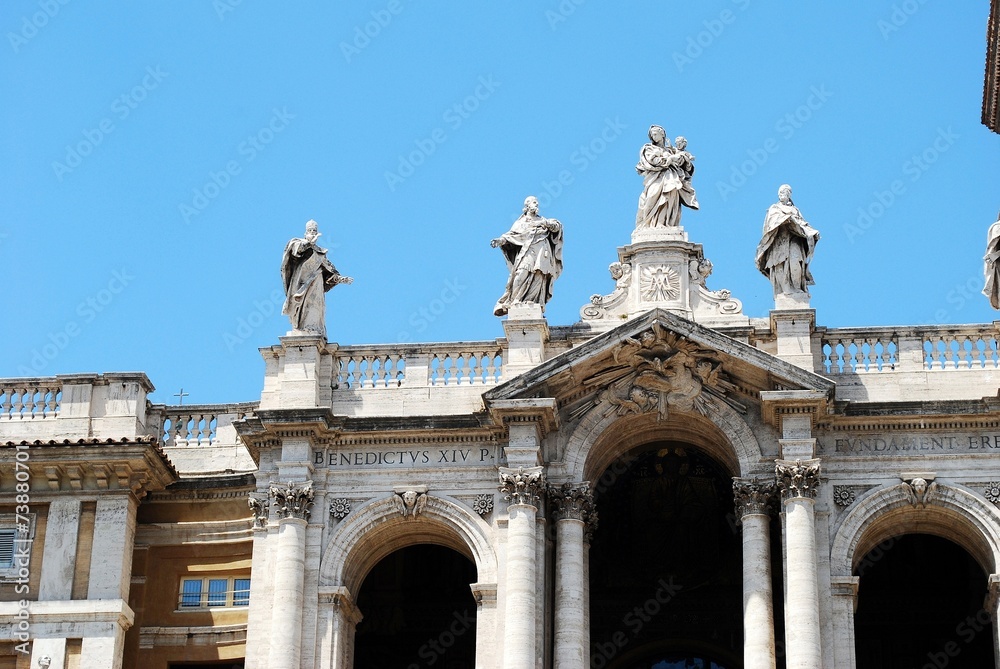 Basilica Santa Maria maggiore - Rome - outside