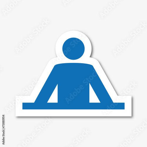 Logo réception. Accueil.