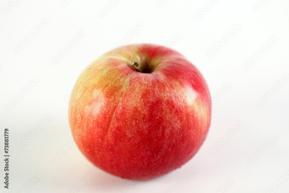 Fresh red apple on a white background Fresh red apple on a white background