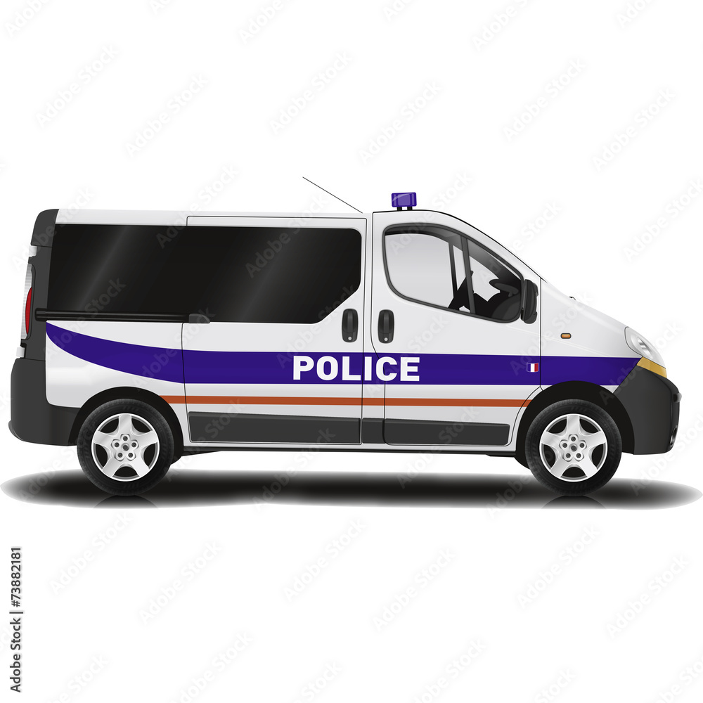 Camionnette police