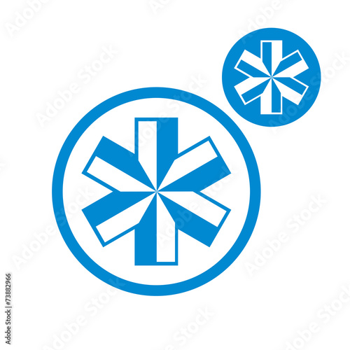 Medical symbol of emergency...
