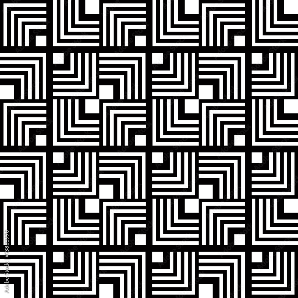 Seamless black and white geometric pattern, simple vector stripe Seamless black and white geometric pattern, simple vector stripe
