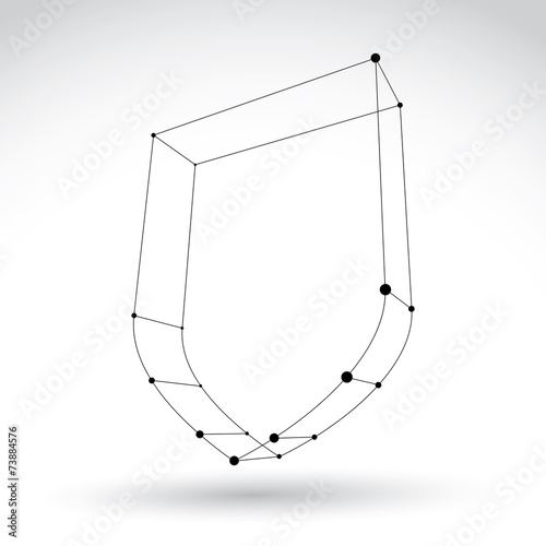 3d mesh carcass monochrome ...