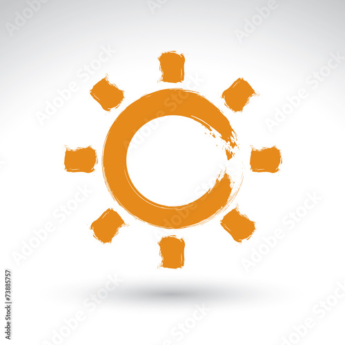 Hand drawn simple vector su...