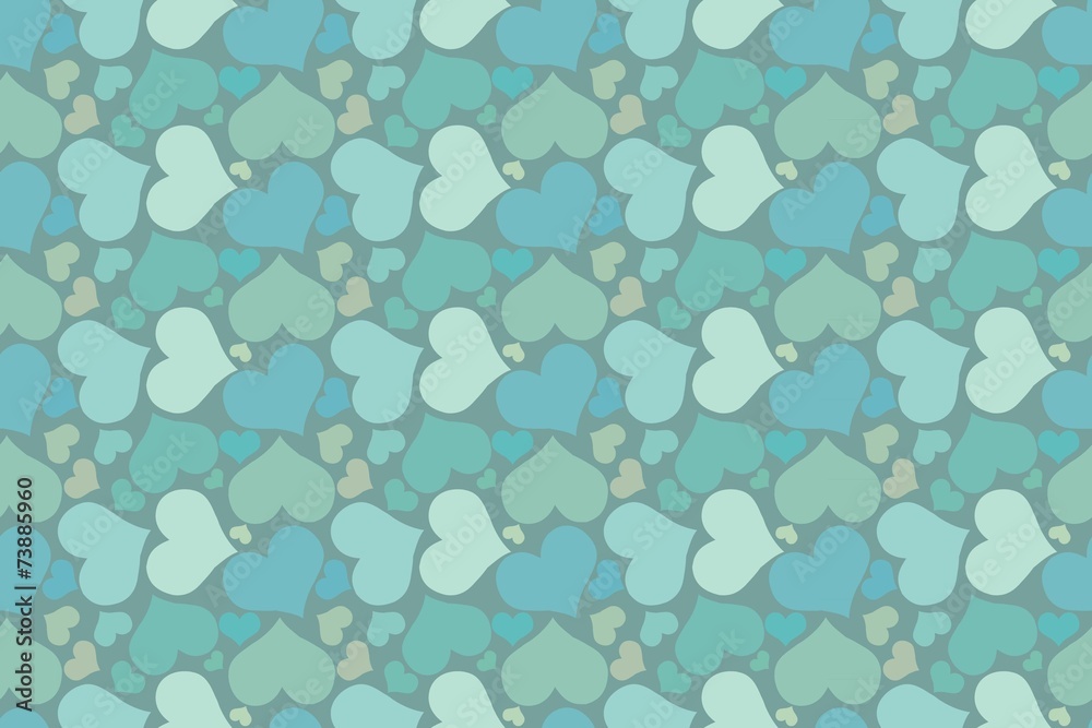 Endless blue romantic simple pattern. Endless blue romantic simple pattern.