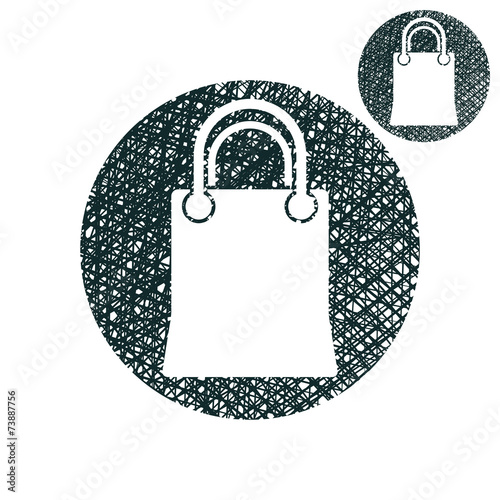Shopping bag vector simple ...