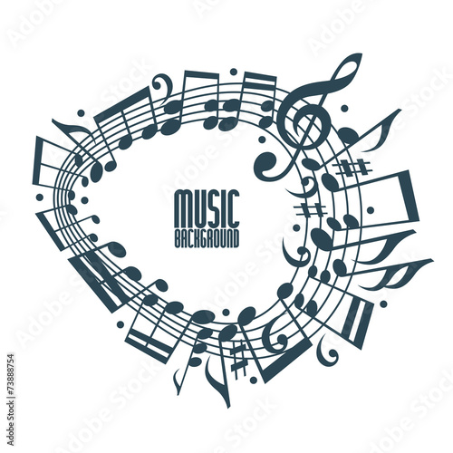 Simple single color music b...