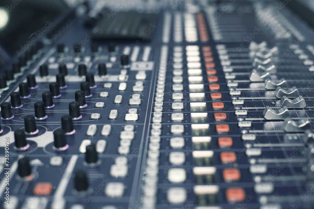 Sound, music console for dj or sound Director Sound, music console for dj or sound Director