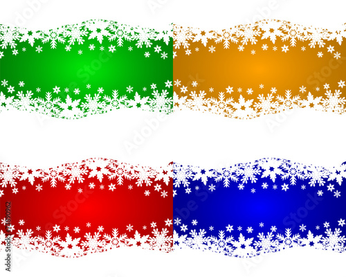 Set of Christmas backgrounds