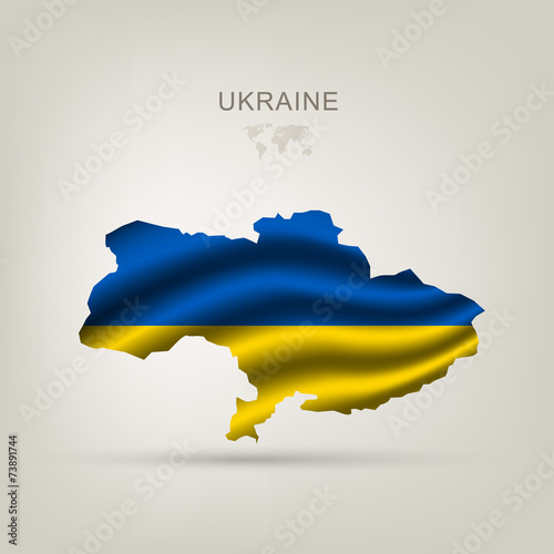 Flag of Ukraine as a country