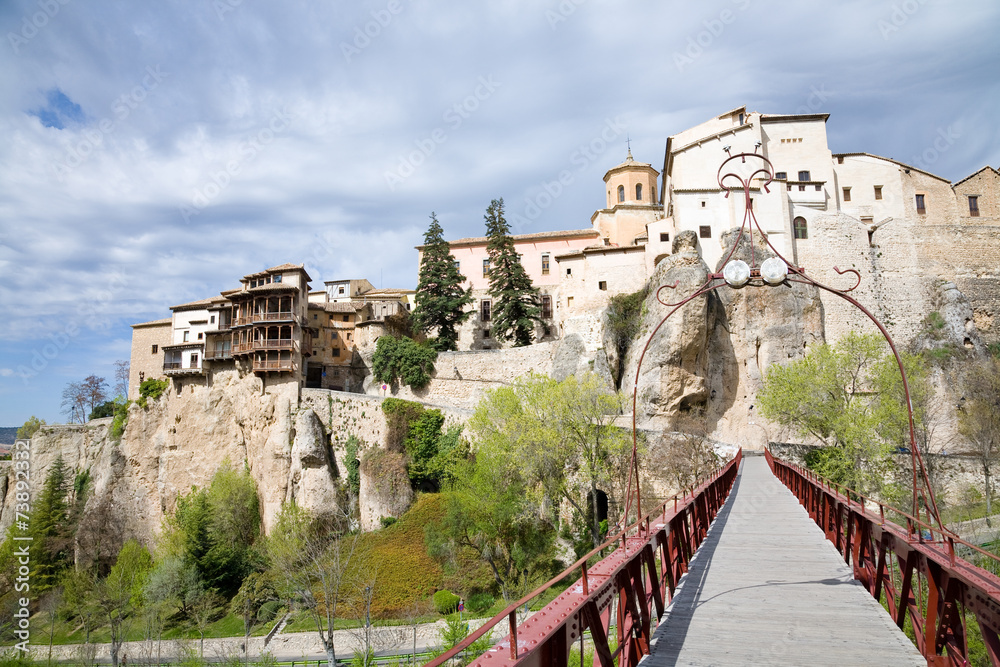 Naklejka premium Cityscape Cuenca, Spain