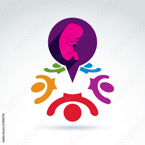 Society and organizations taking care about new born children an