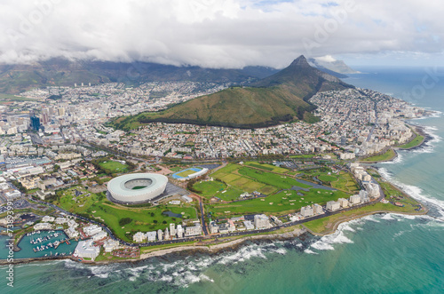 Aerial view of Cape Town #73893991