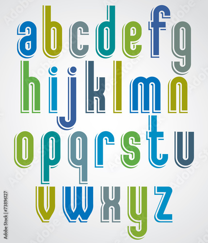 Colorful animated font, rou...