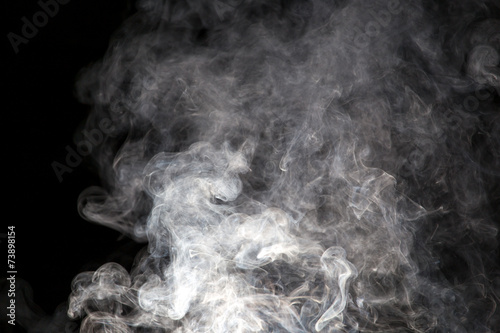 smoke on black background