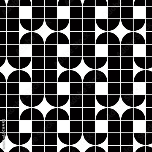 Black and white abstract se...