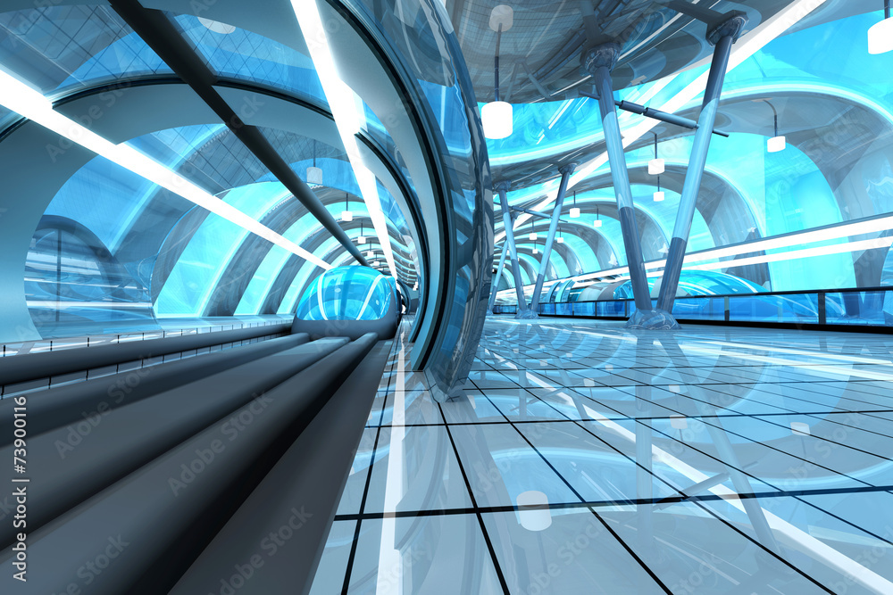 Fototapeta premium Moderne Ubahn