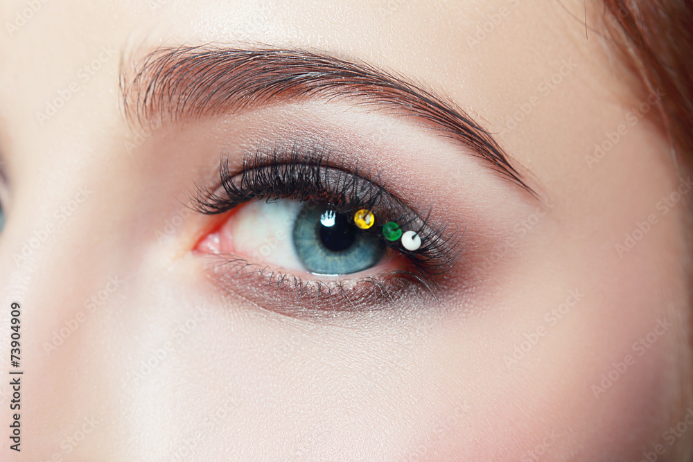 Naklejka premium macro eye
