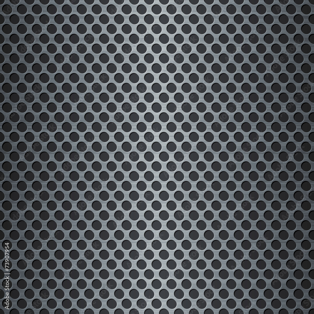 Silver metallic grid background Silver metallic grid background