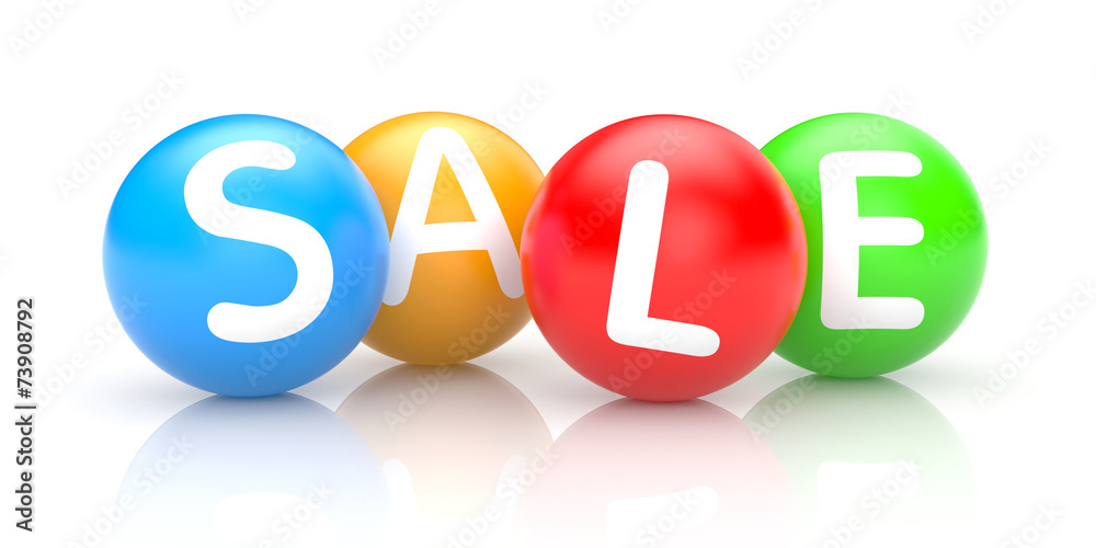 Spheres with word sale Spheres with word sale