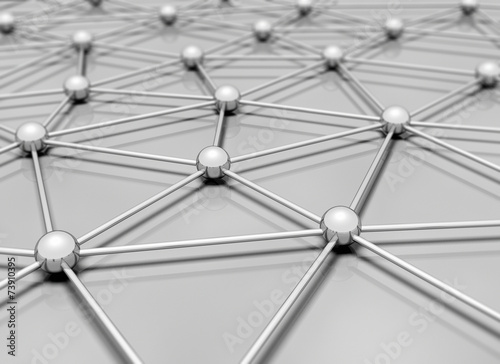 Network 3d illustration