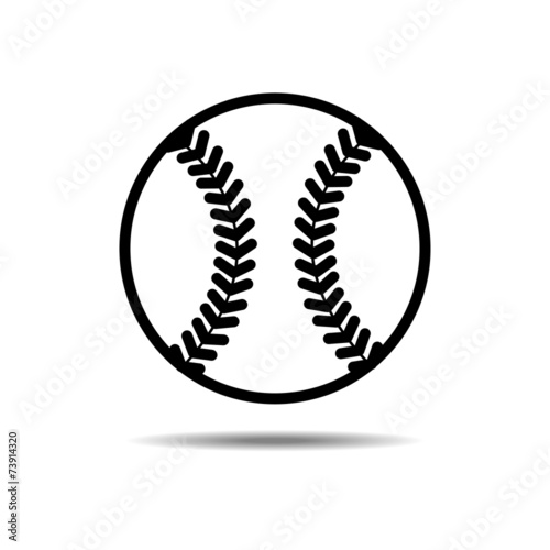 Obraz na płótnie baseball illustration w salonie