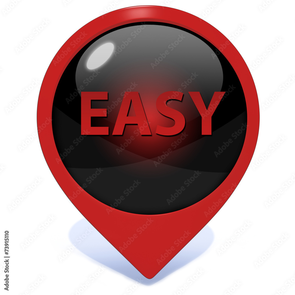 easy pointer icon on white background easy pointer icon on white background