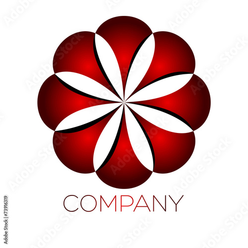 abstract flower icon
