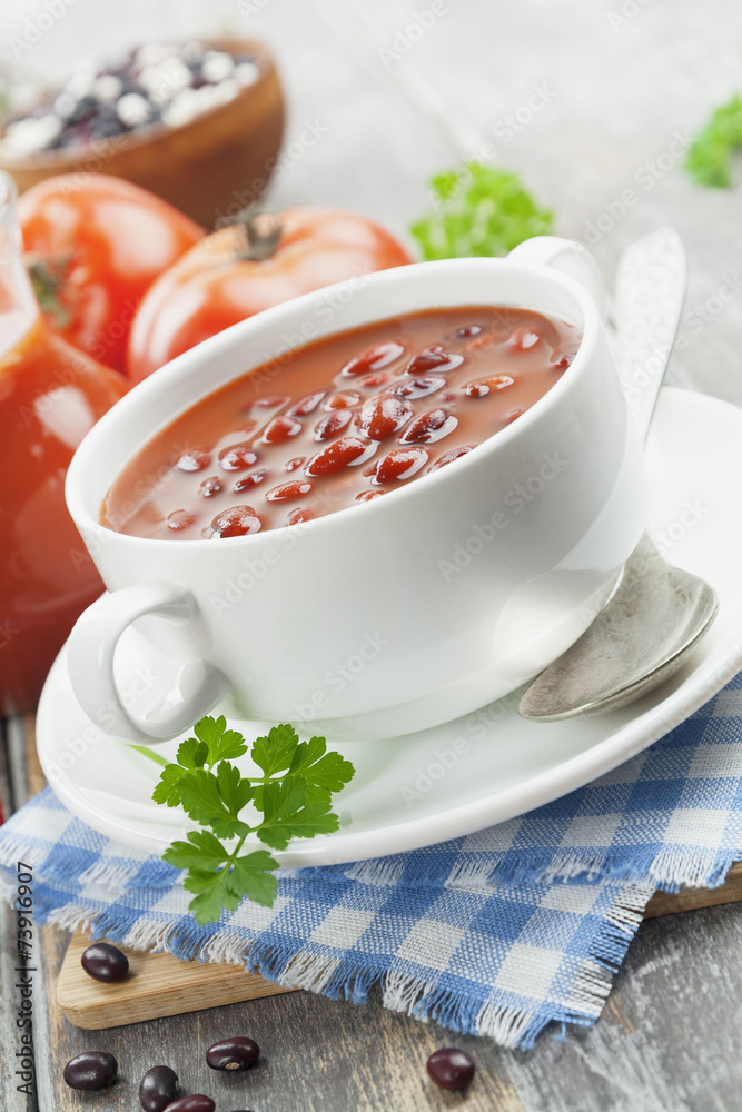 Soup with beans