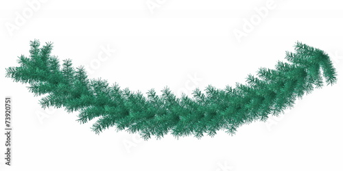 Green tinsel